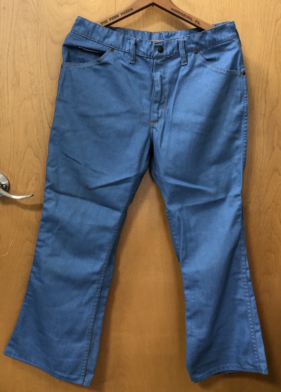 Vintage JC Penney Denim Jeans Size 18 Husky Boot Cut 32x26 Pants 26 Inch Inseam